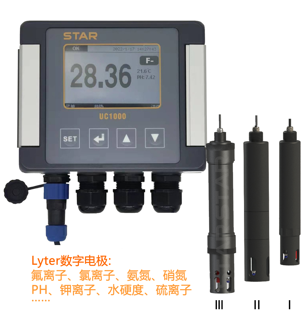 UC1000-lyter 电极法氨氮/硝氮在线检测仪